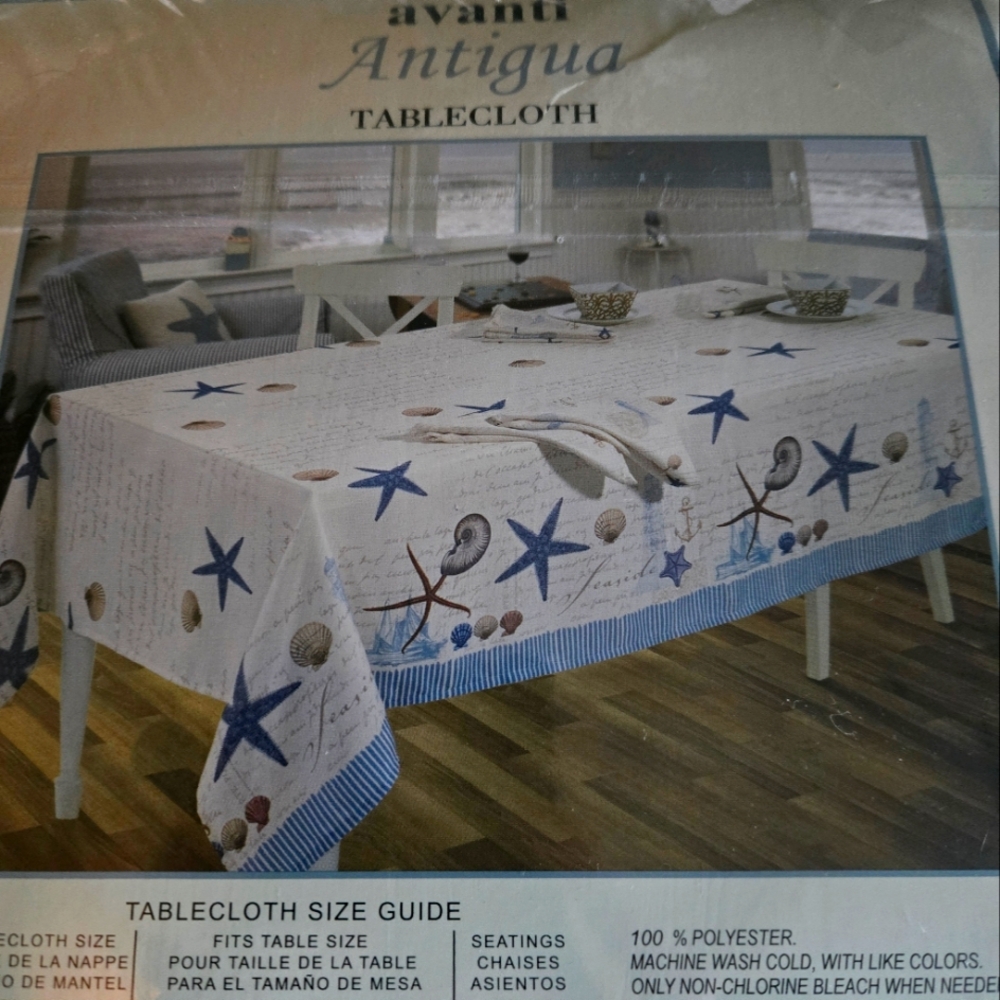 Coastal tablecloth